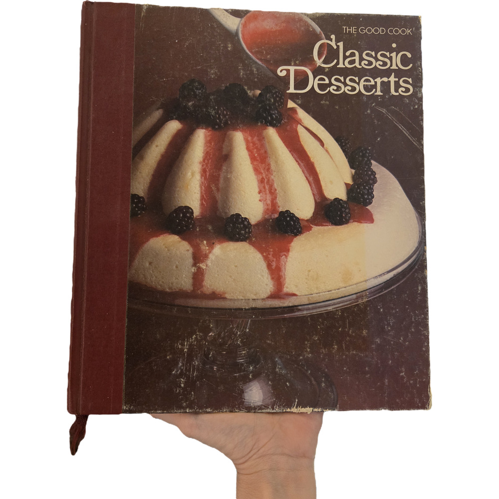 The Good Cook: Classic Desserts (1980) vintage cookbox Custards Tarts Chef